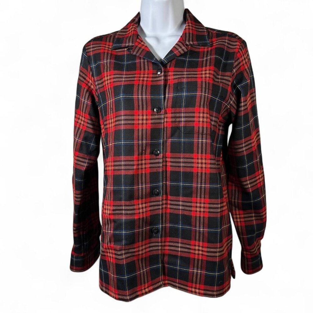 Pendleton Virgin Wool Tartan Plaid Button Up Flannel